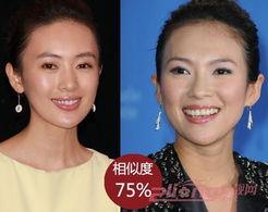 明星的相似度,探寻娱乐圈中的“双胞胎面孔”